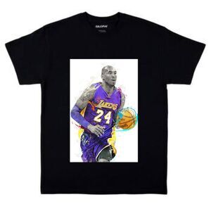 Kobe Bryant Fan Customized Black Graphic T-Shirt